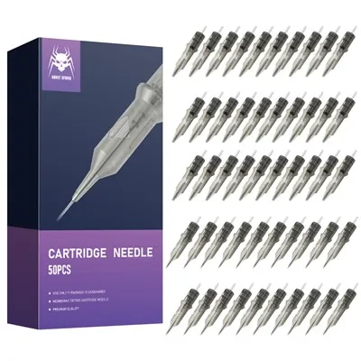 Igły do ​​wkładów do tatuażu Ghost Spider, różne, 50 sztuk