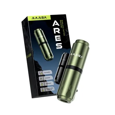 Bezprzewodowa maszynka do tatuażu Mamba Ares na baterie