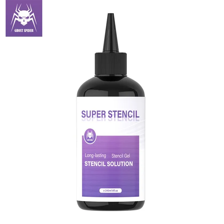 Roztwór żelowy szablonu tatuażu